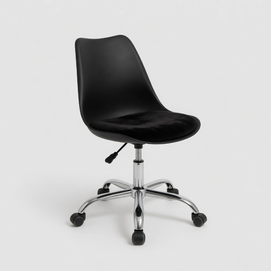 Revolving Tulip Chair - Black